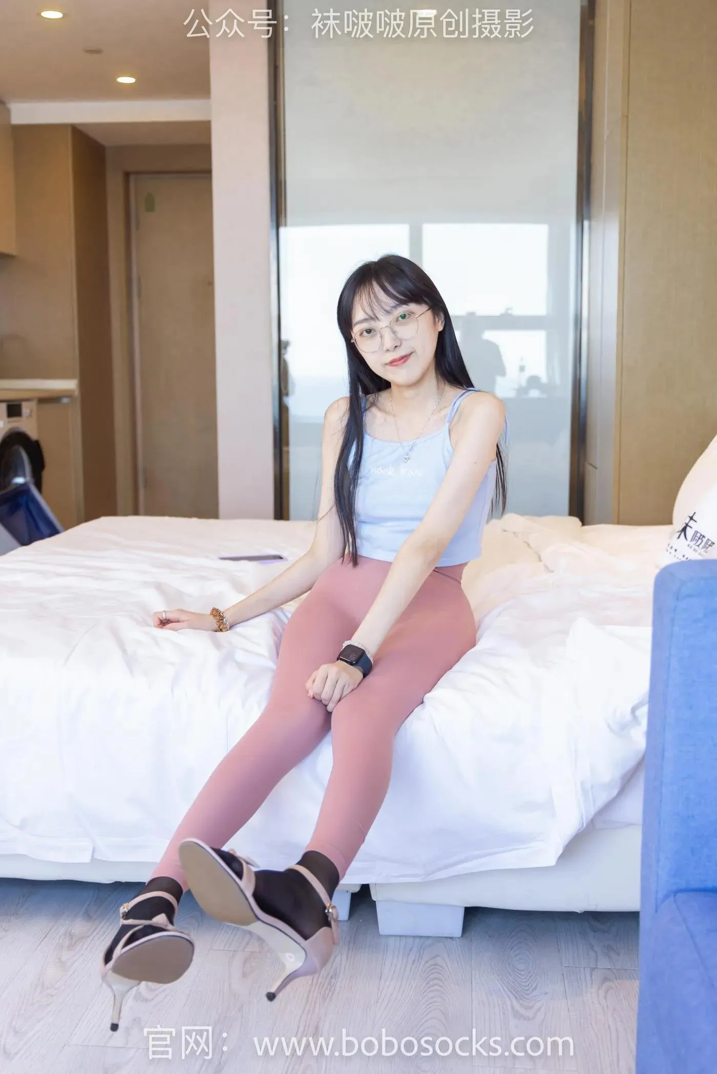 [BoBoSocks袜啵啵]NO.140 稚予-高跟鞋、瑜伽裤裤里丝、肉丝、黑丝 [139P]插图3